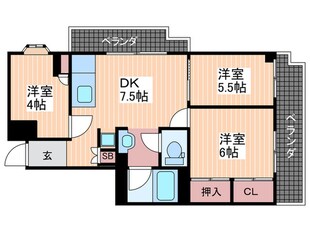 舟入安本ビルの物件間取画像